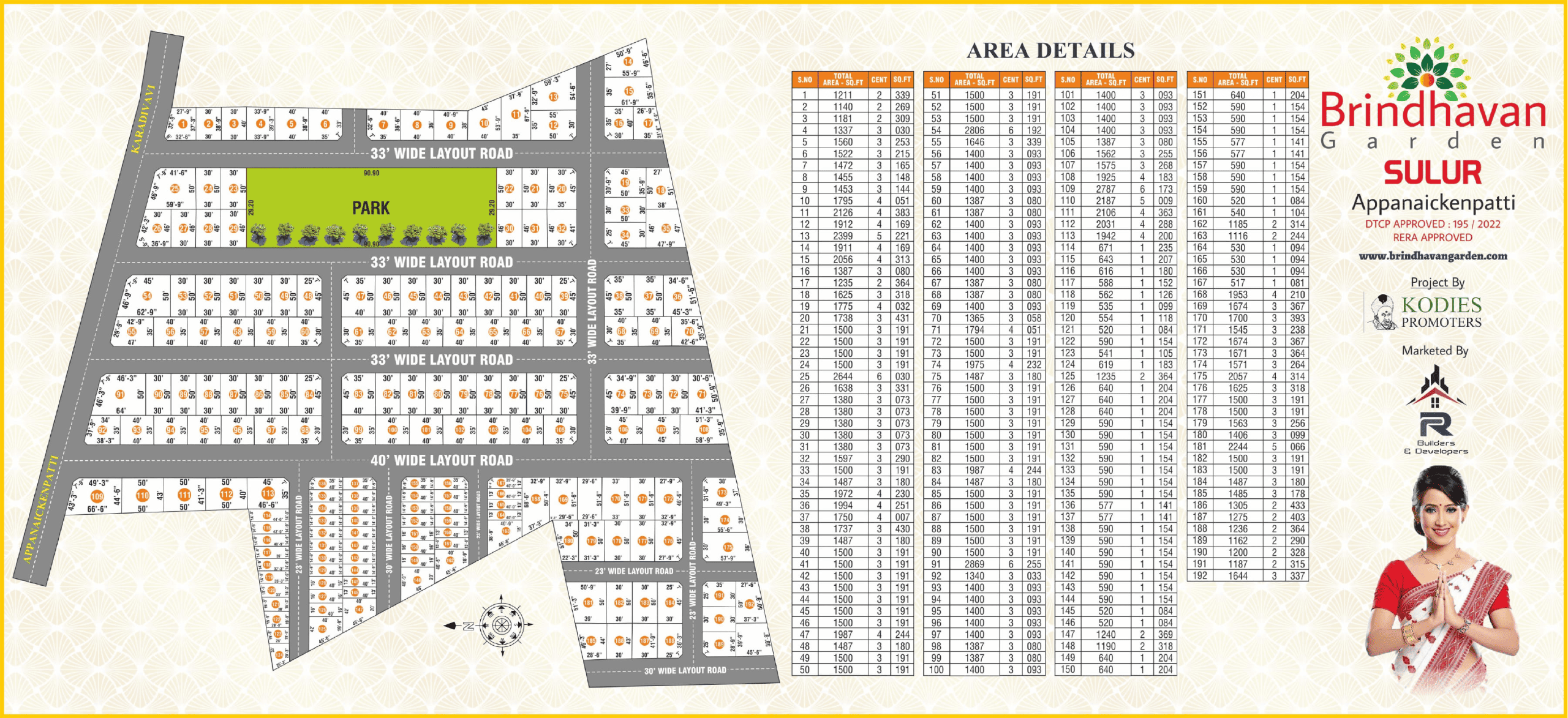 Premium plotted community view by Kodies Promoters